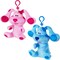 PMI International Blues Clues Blue and Magenta Plush Coin Purse Backpack Charm Ornament Zipper Pull Set